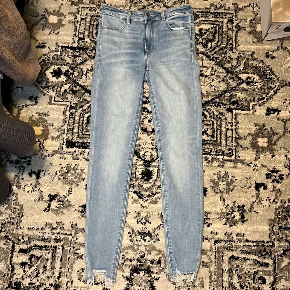 American Eagle super hi-rise jeggings